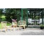 Bali Terrassen Set aus Rattan - Tisch mit 2 Sthlen