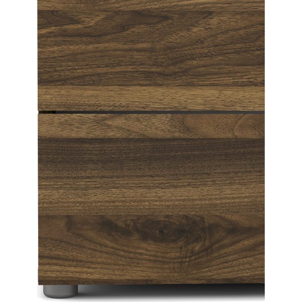Pepe breite Kommode mit 4 Schubladen - Walnuss Pepe breite Kommode mit 4 Schubladen - Walnuss