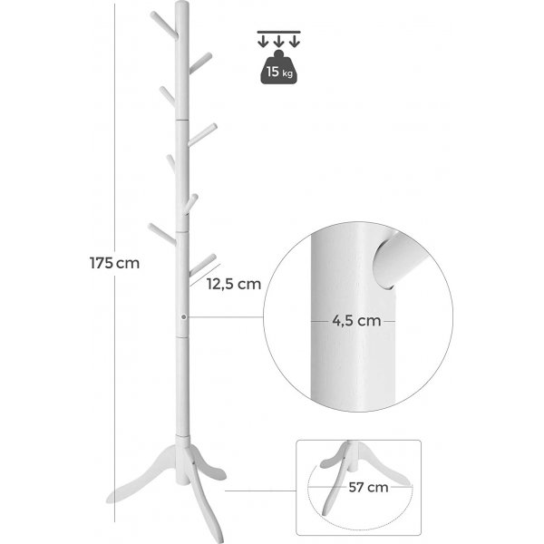Elly Kleiderbügel - Weiß Elly Kleiderbügel - Weiß