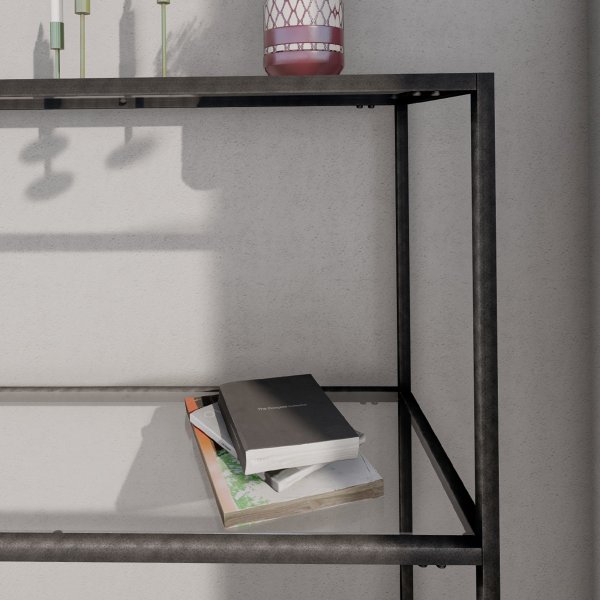 Berra Konsolentisch 80 x 30 cm - Schwarz