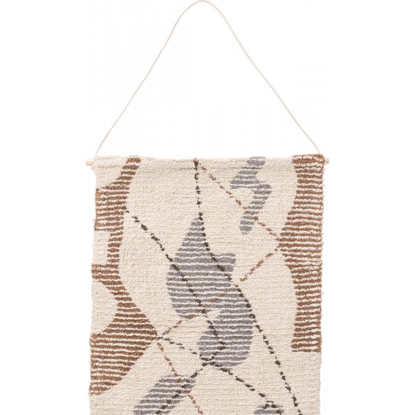 Liam Wandteppich 50x80 cm - Braun