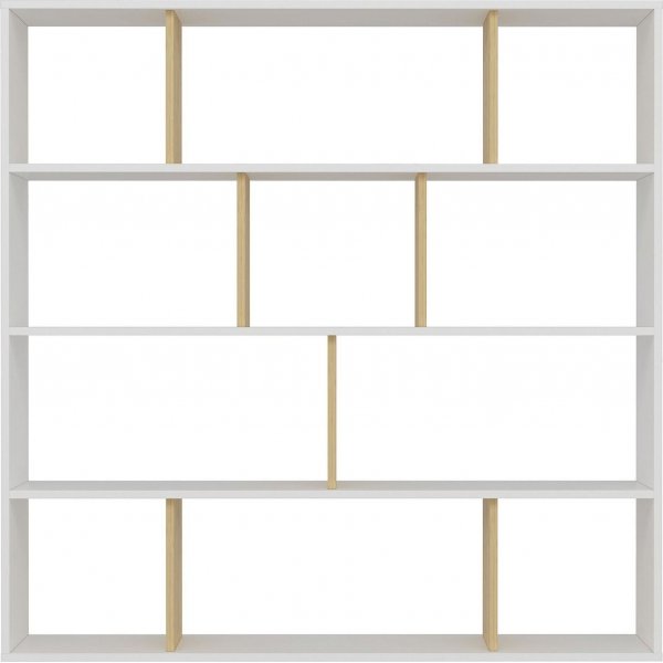 Hodbi Bcherregal - Wei/Eiche