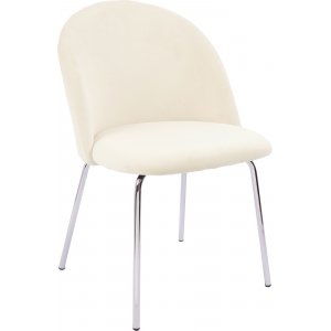 Plaza velvet Stuhl - beige / chrom Plaza velvet Stuhl - beige / chrom