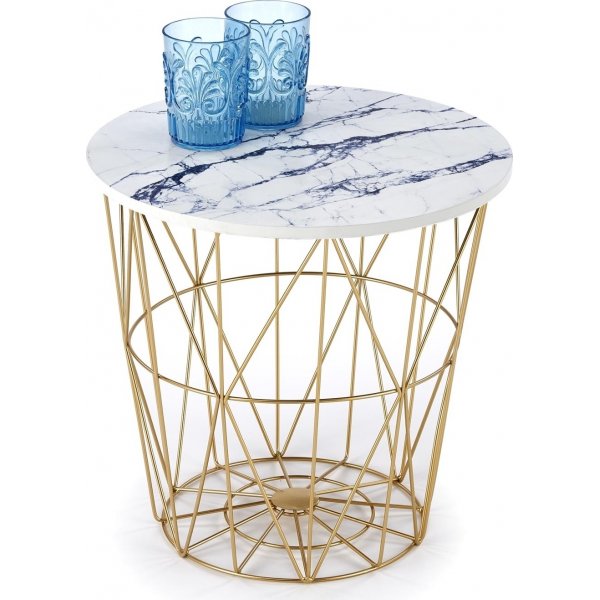Couchtisch Marmor / Gold Ø42 cm Couchtisch Marmor / Gold Ø42 cm