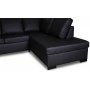 Solna U-Sofa D3A - Verbundleder