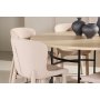 Esstisch Copenhagen mit 6 Astoria-Sthlen - Beige/Schwarz/Weiwsche + 4.00 x Mbelfe