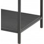 Seaford Bcherregal 77x185 cm - Esche/schwarz