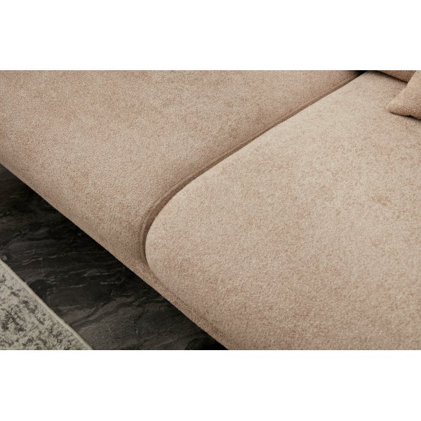 Simena Diwansofa links - Beige/Gold Simena Diwansofa links - Beige/Gold