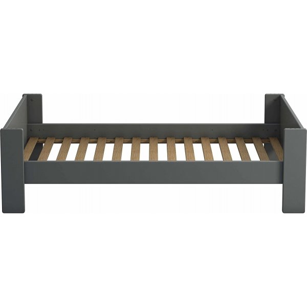 Fr Kinder Einzelbett 90 x 200 cm - Grau