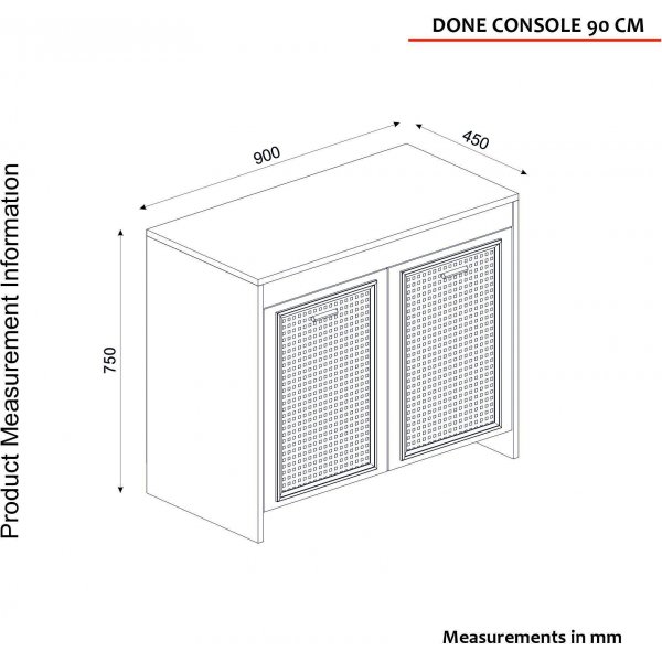 Fertiger Schrank - Wei�/Dunkelbraun