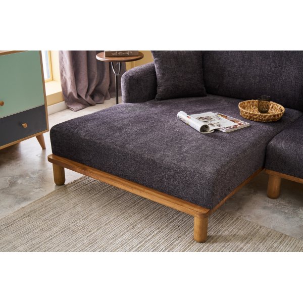 Reims Diwansofa links - Anthrazit