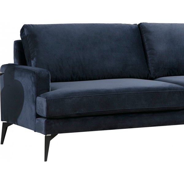 Papira Ecksofa - Marineblau