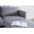 Eden 3-Sitzer XL Sofa - Stoff Grau + Fleckentferner fr Mbel