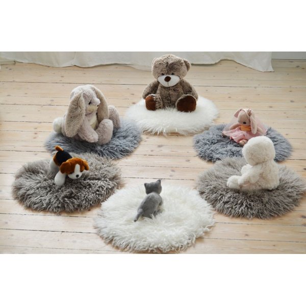 Baby-Lammfell Dunkelgrau