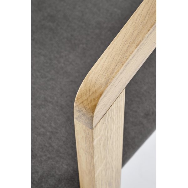 Java Esszimmerstuhl - Grau/Eiche Java Esszimmerstuhl - Grau/Eiche