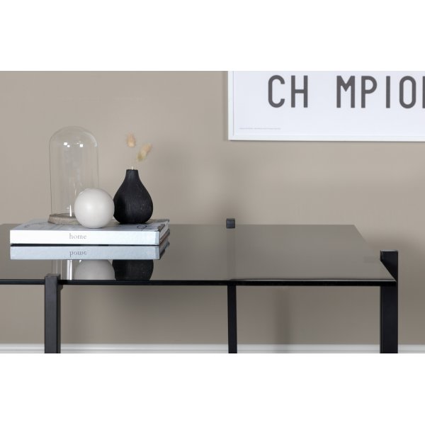 Couchtisch Bivo - Schwarz / Glas Couchtisch Bivo - Schwarz / Glas