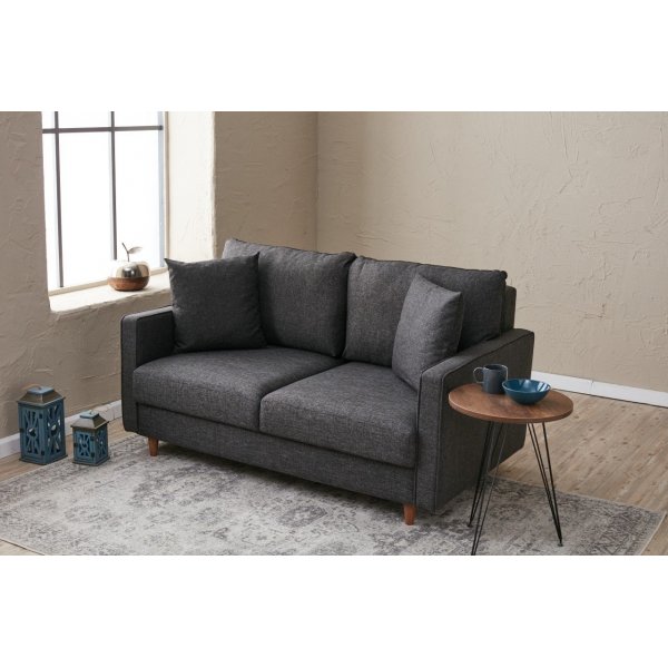 Eca 2-Sitzer-Sofa - Anthrazit