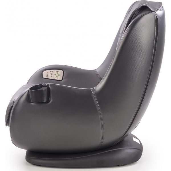 Mercura Liegesessel mit Massage aus grauem Öko-Leder Mercura Liegesessel mit Massage aus grauem Öko-Leder