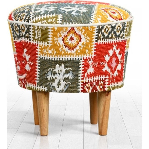 Rugg Hocker - Mehrfarbig Rugg Hocker - Mehrfarbig