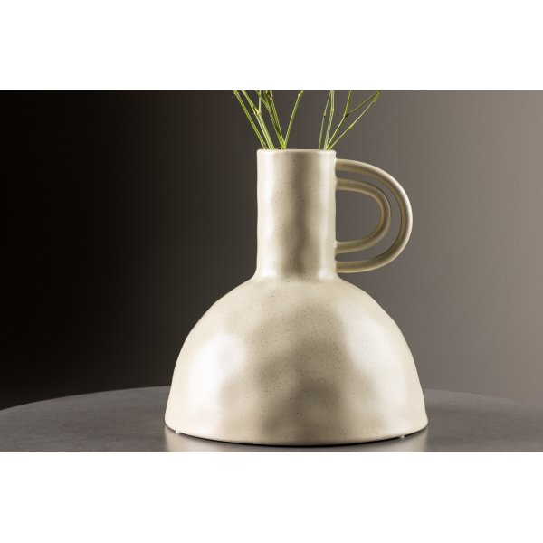 Vivi Vase - Beige/Schwarz Vivi Vase - Beige/Schwarz