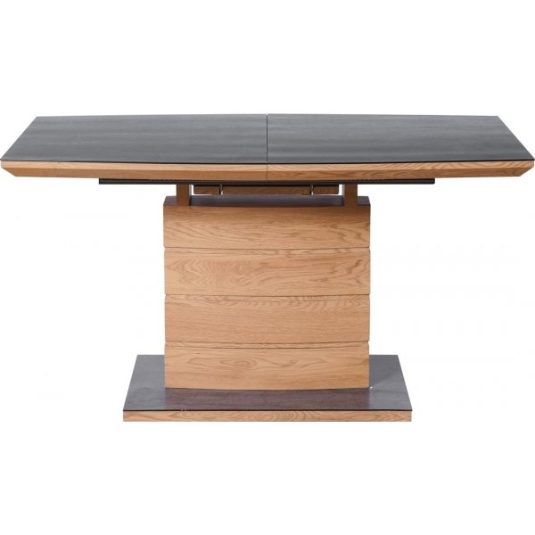 Viggen Esstisch 140-180 cm - Dunkelgrau/Eiche Viggen Esstisch 140-180 cm - Dunkelgrau/Eiche