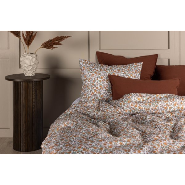 Vicky Bettgarnitur 200 x 150 cm - Braun/Orange/Grn/Wei