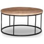 Runder Couchtisch Karl 90 cm - Vintage + Mbelfe