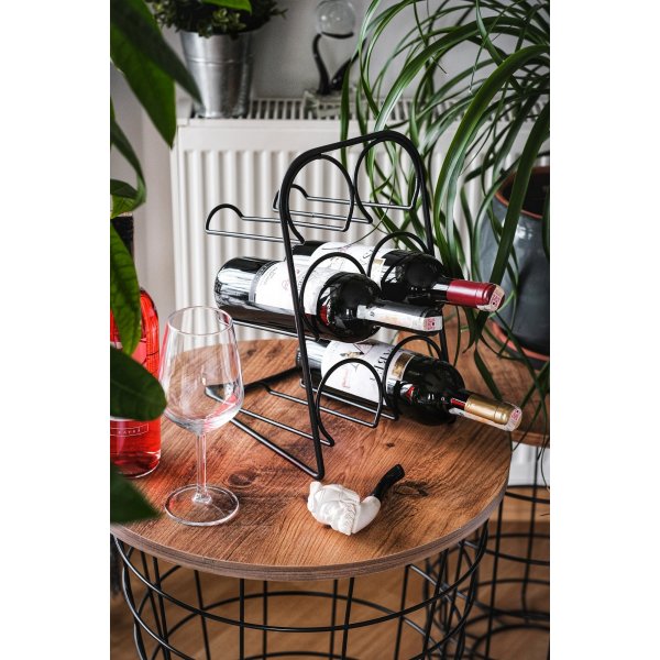 Jade Weinregal - Schwarz