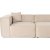 Lora 3-Sitzer-Sofa - Creme