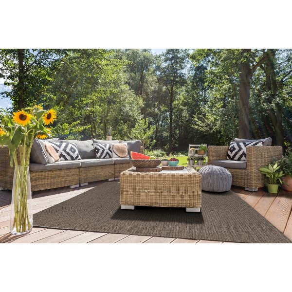 Flachgewebter Teppich Pampero Grau Flachgewebter Teppich Pampero Grau