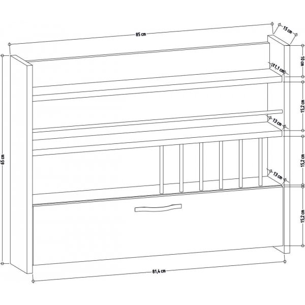 Knott Wandregal - Eiche