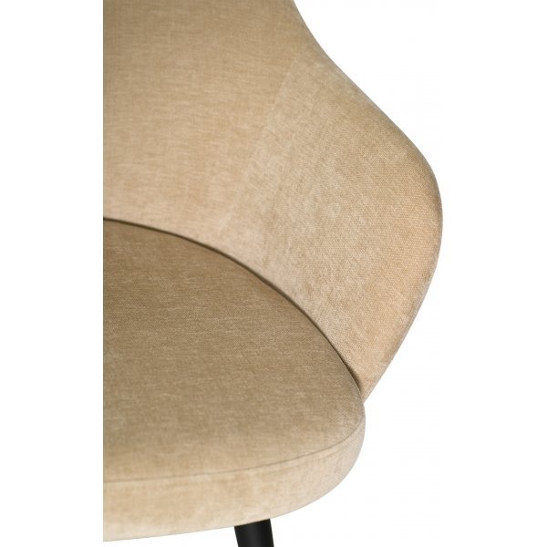 Derek Esszimmerstuhl - Beige/Schwarz