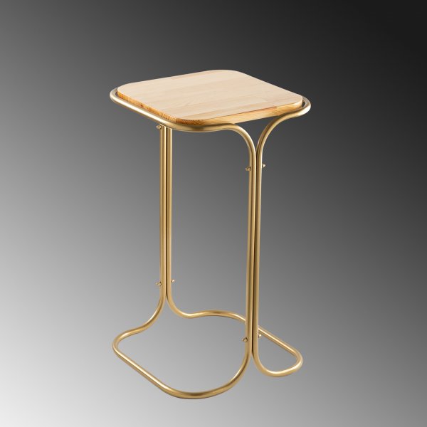 Vela 1 Beistelltisch - Gold/Beige Vela 1 Beistelltisch - Gold/Beige