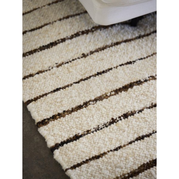 Dani-Wollteppich - Mittelbraun