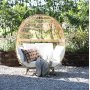 Iglu-Lounge-Sofa aus Rattan