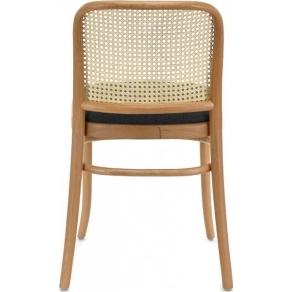 Nr. 811 Esszimmerstuhl mit Rattan-Rückenlehne - Optionale Farbe von Rahmen und Polsterung Nr. 811 Esszimmerstuhl mit Rattan-Rückenlehne - Optionale Farbe von Rahmen und Polsterung