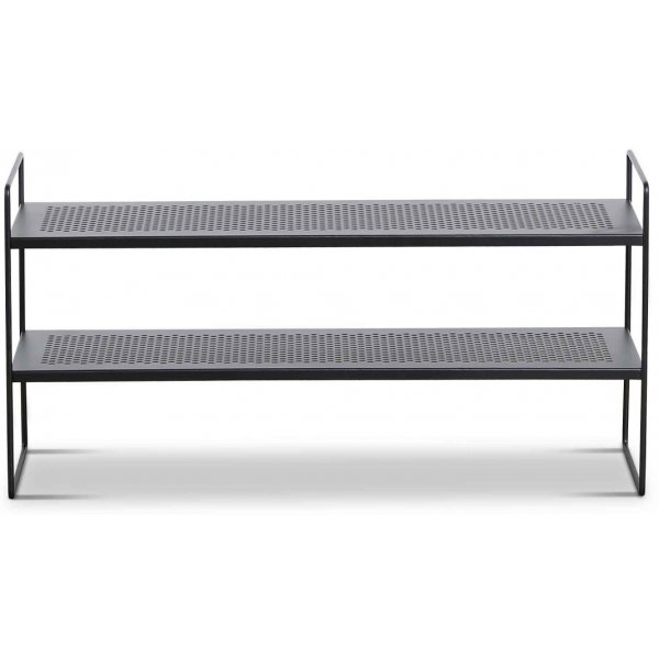 Alex Schuhregal aus Metall - Schwarz