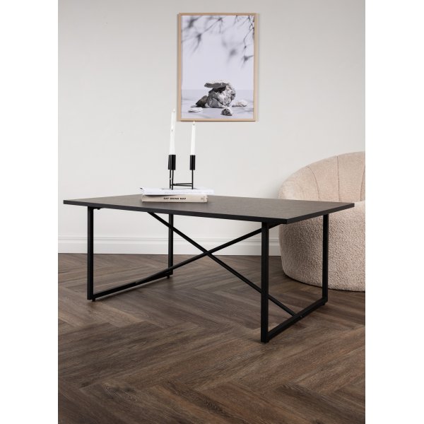 Couchtisch Pryor 110 x 70 cm - Schwarz