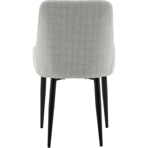 Paradis Esszimmerstuhl - Hellgrau/Schwarz Paradis Esszimmerstuhl - Hellgrau/Schwarz