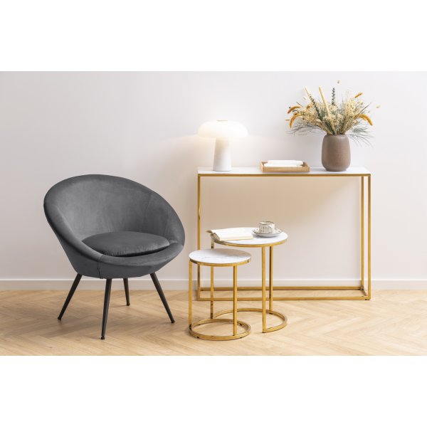 Alisma Tisch 35/45 cm - Wei