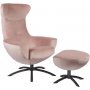 Hjellegjerde Baloo Sessel - Rosa/Schwarz