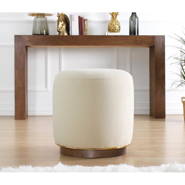 Hocker Zeone - Creme