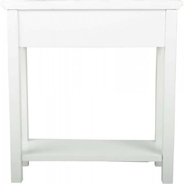 Knight Konsolentisch - Wei�/Grau