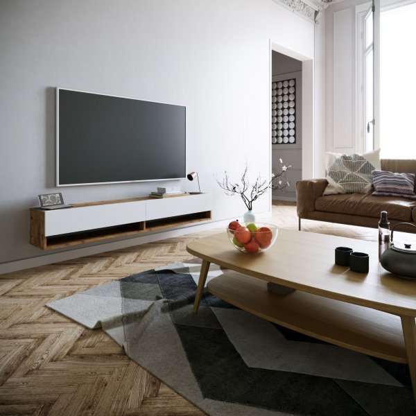 Future Medienbank 9 - Kiefer/weiß Future Medienbank 9 - Kiefer/weiß