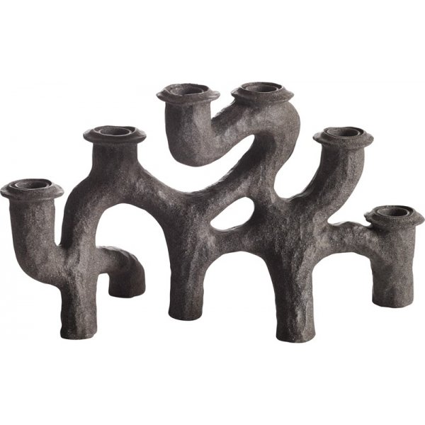 Sandro Kerzenständer 35 x 14 x 20 cm - Grau Sandro Kerzenständer 35 x 14 x 20 cm - Grau