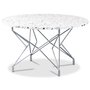 Terrazzo runder Couchtisch 80 cm - Cosmos Terrazzo & ChromUntergestell