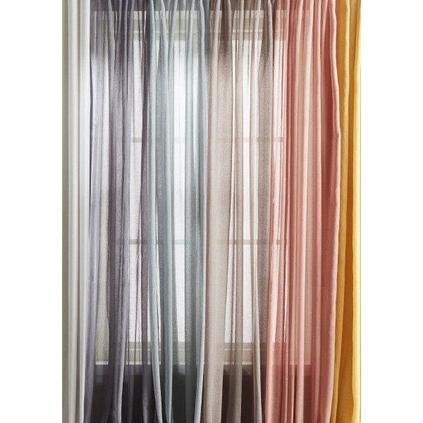 Rimy Vorhang 2er-Pack 2 x 140 x 300 cm - Nougat