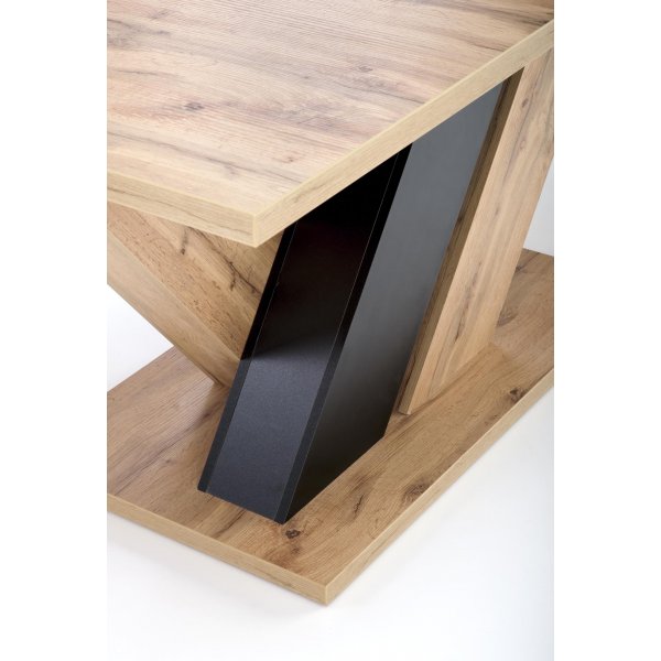 Brandon Esstisch 160-200 x 90 cm - Wotan-Eiche/Schwarz Brandon Esstisch 160-200 x 90 cm - Wotan-Eiche/Schwarz
