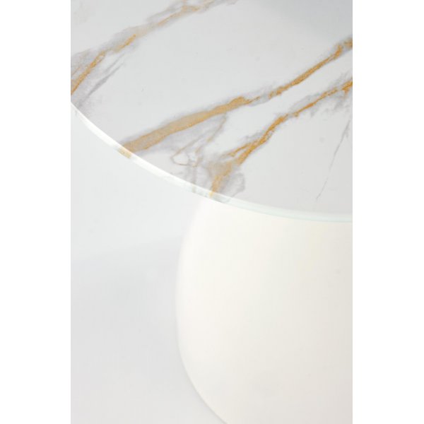 Reggi Couchtisch 40 cm - Weier Marmor