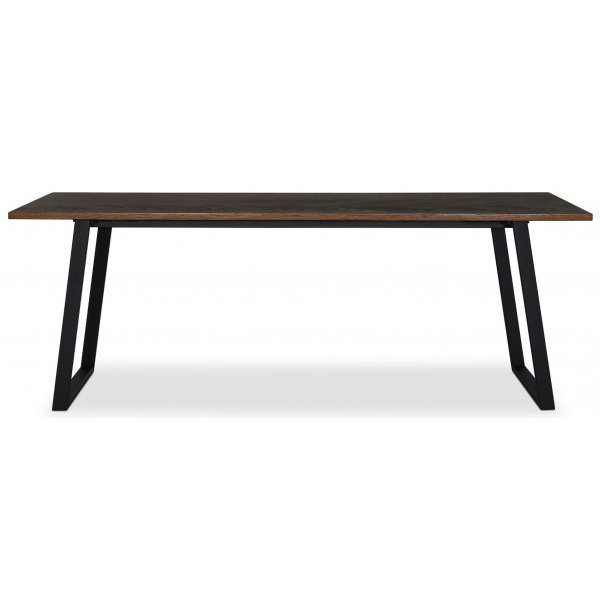 Edge Esstisch 240x90 - Fischgrte braun gebeizt (Outlet)
